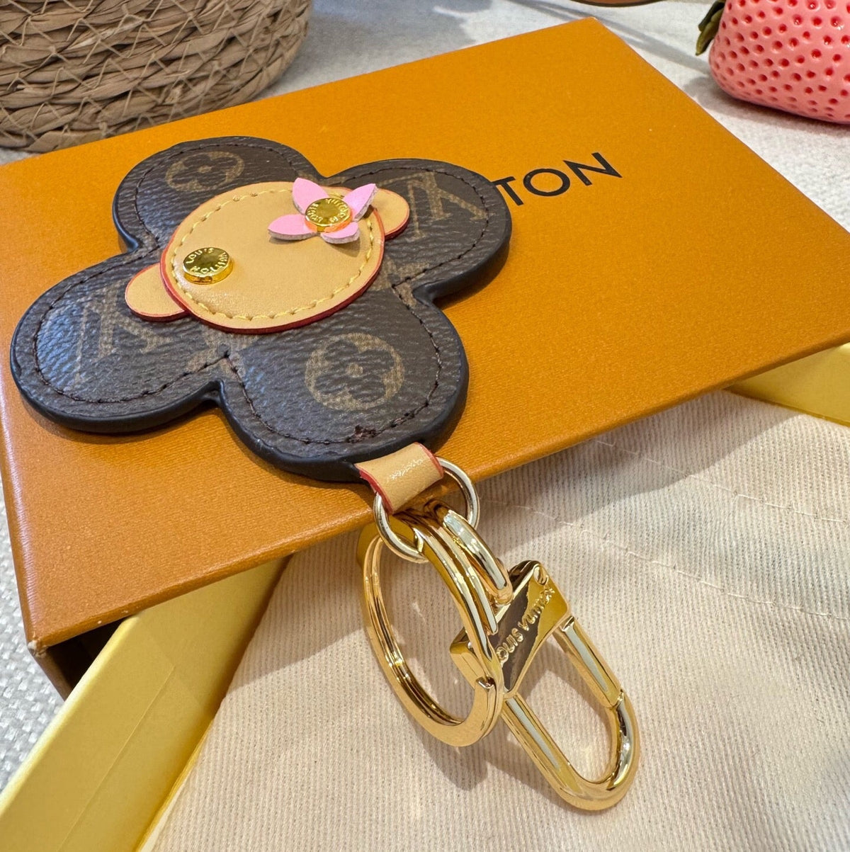 LOUIS VUITTON Bag Charm Keychain
