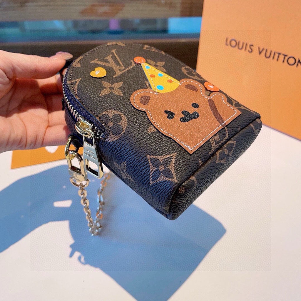 LOUIS VUITTON Metal Logo Mini Bag Bag Charm