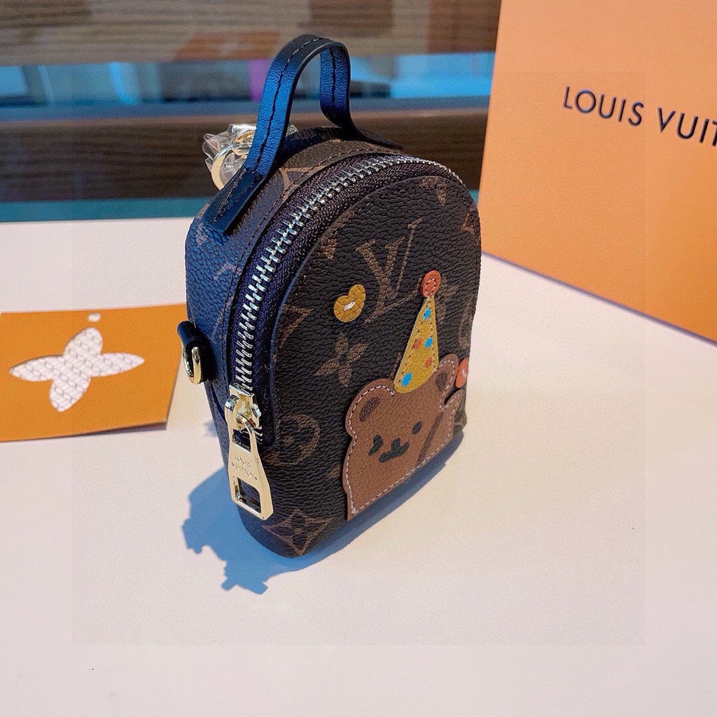 LOUIS VUITTON Metal Logo Mini Bag Bag Charm