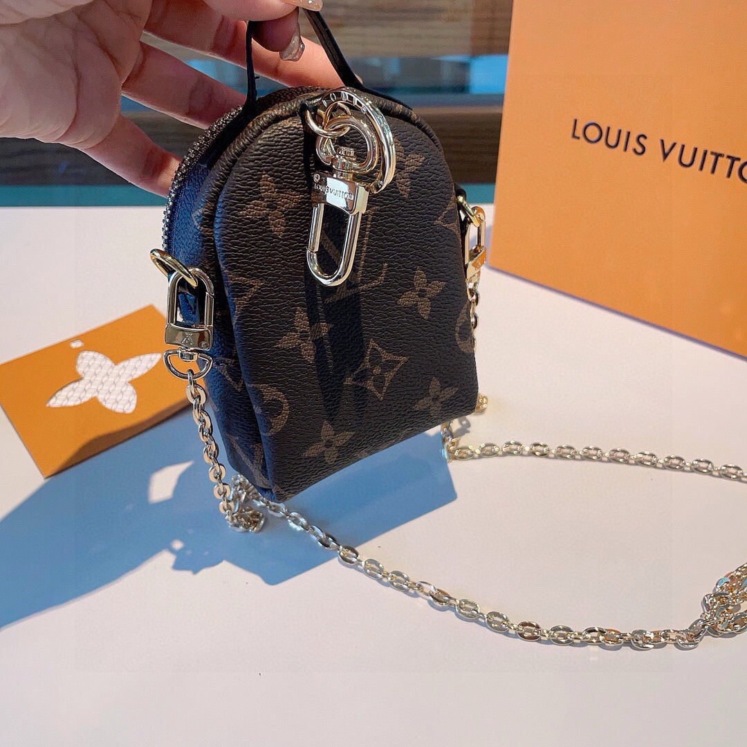 LOUIS VUITTON Metal Logo Mini Bag Bag Charm