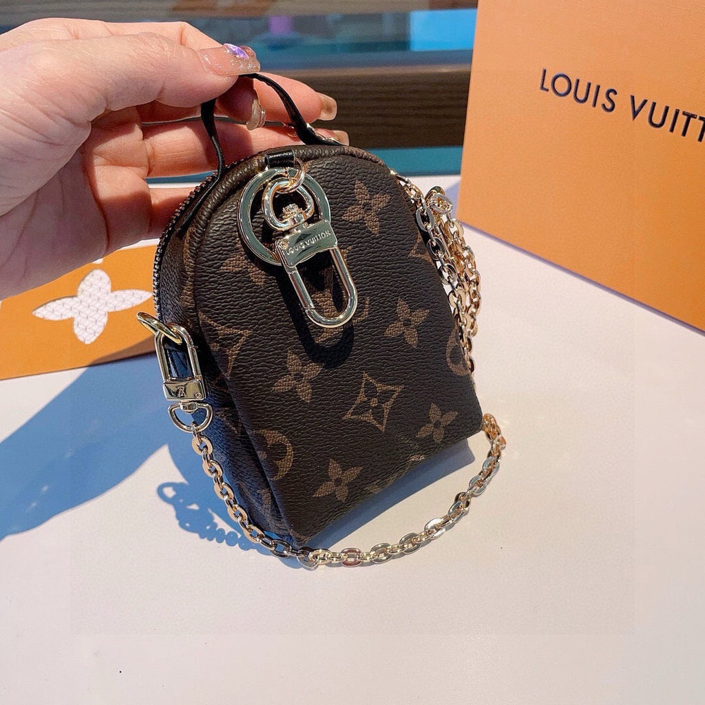 LOUIS VUITTON Metal Logo Mini Bag Bag Charm