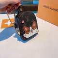 LOUIS VUITTON Metal Logo Mini Bag Bag Charm