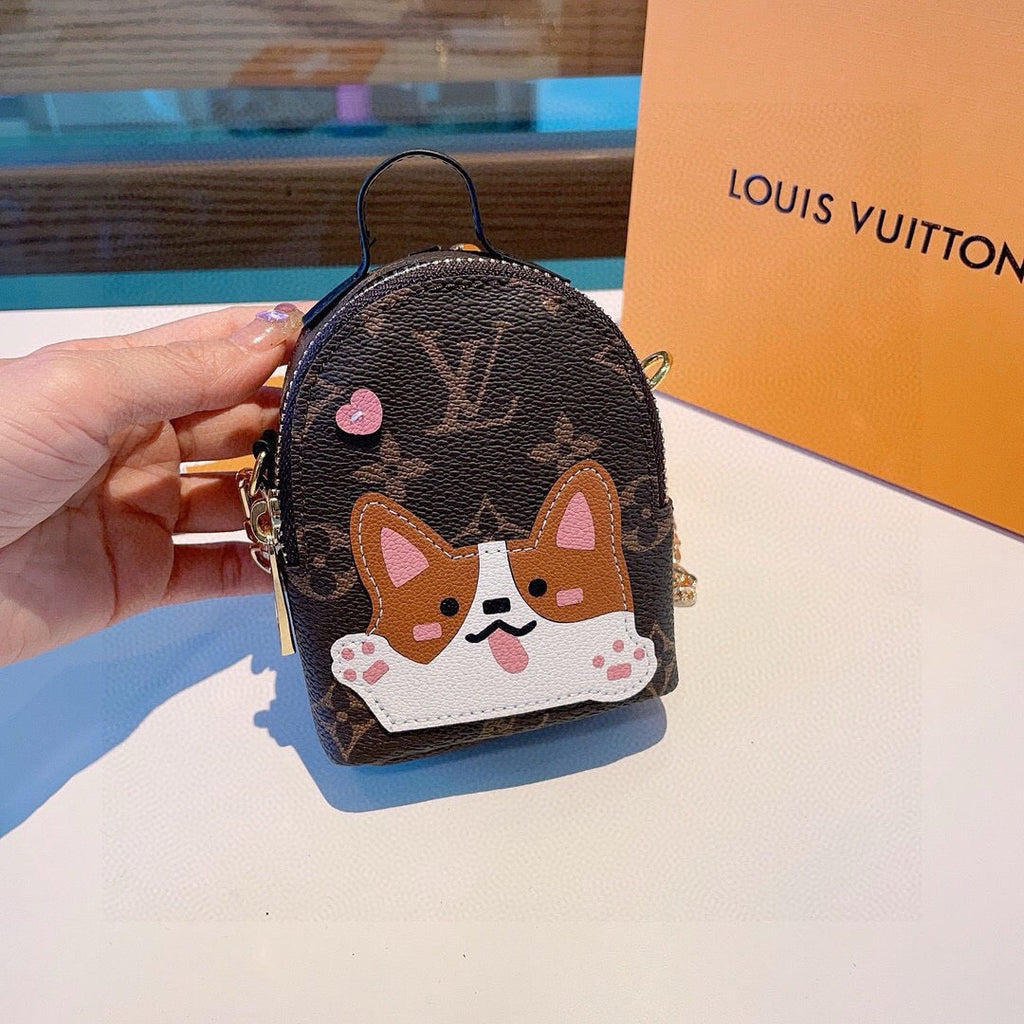 LOUIS VUITTON Metal Logo Mini Bag Bag Charm