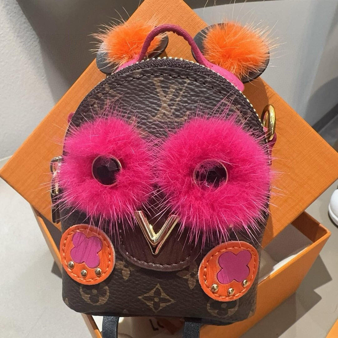 LOUIS VUITTON Logo Mini Bag Bag Charm
