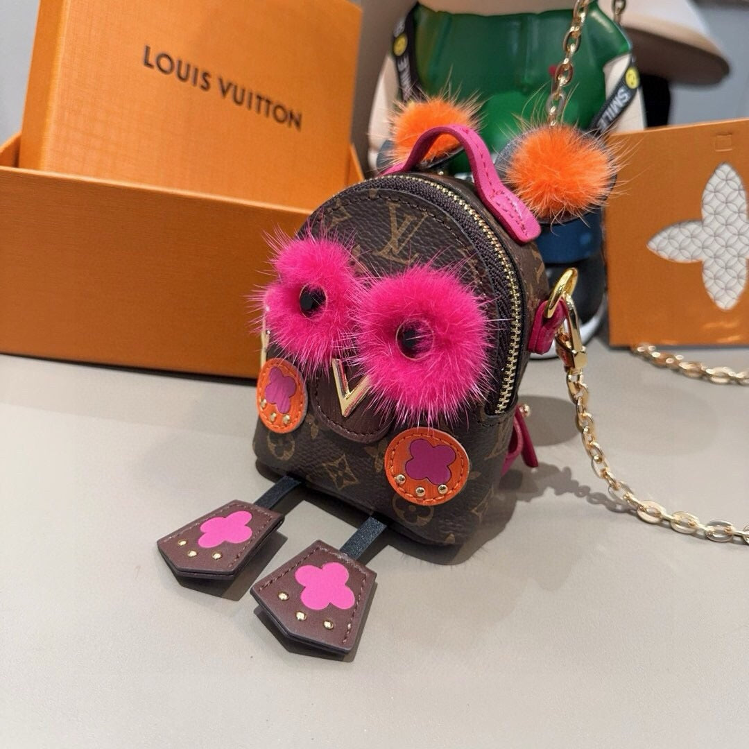 LOUIS VUITTON Logo Mini Bag Bag Charm