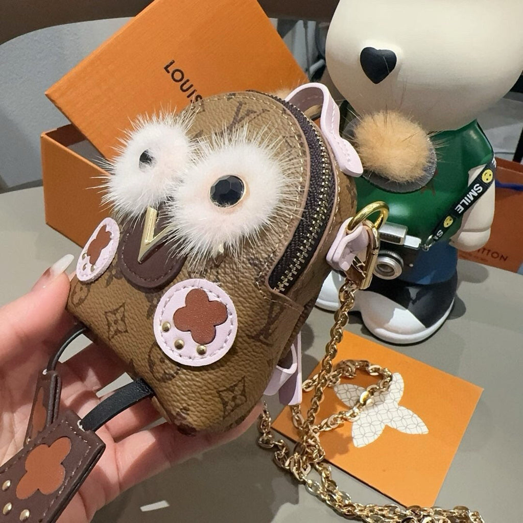 LOUIS VUITTON Logo Mini Bag Bag Charm