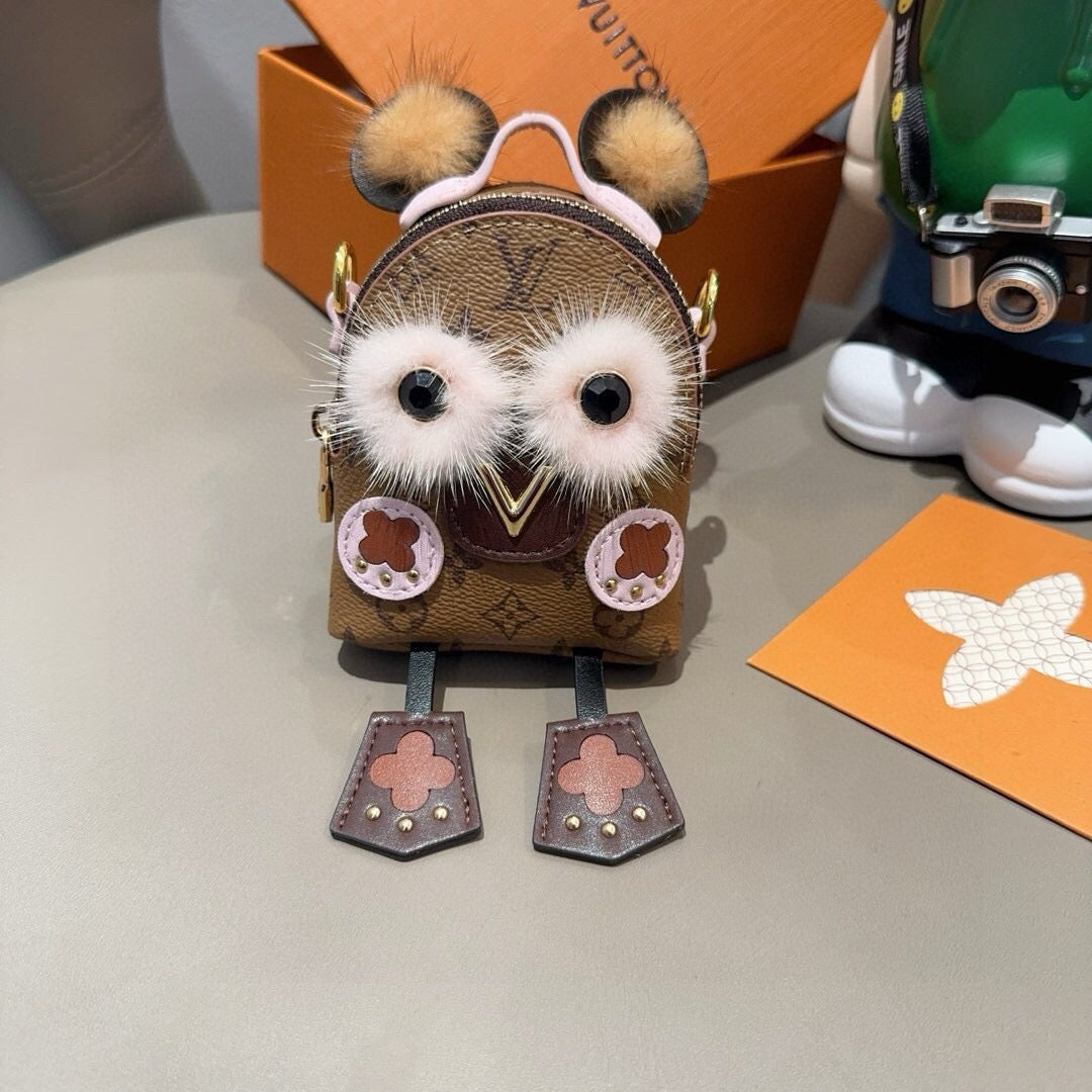 LOUIS VUITTON Logo Mini Bag Bag Charm