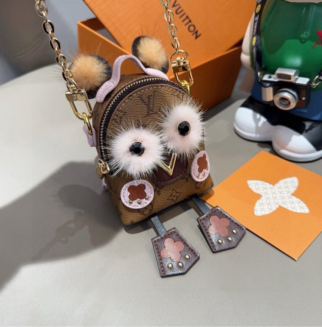 LOUIS VUITTON Logo Mini Bag Bag Charm