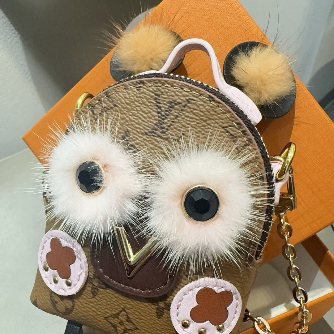 LOUIS VUITTON Logo Mini Bag Bag Charm