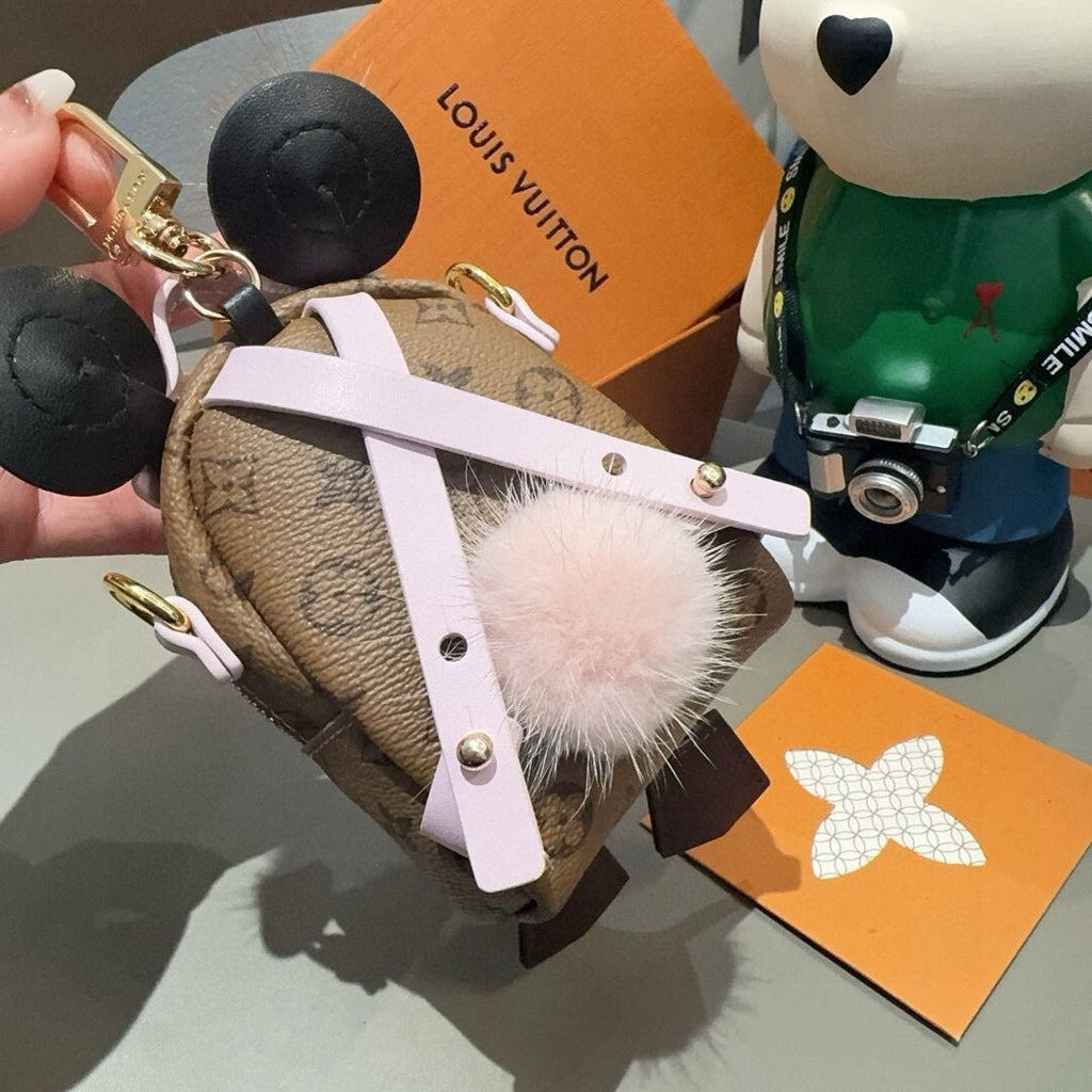 LOUIS VUITTON Logo Mini Bag Bag Charm