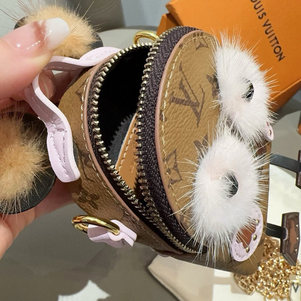 LOUIS VUITTON Logo Mini Bag Bag Charm