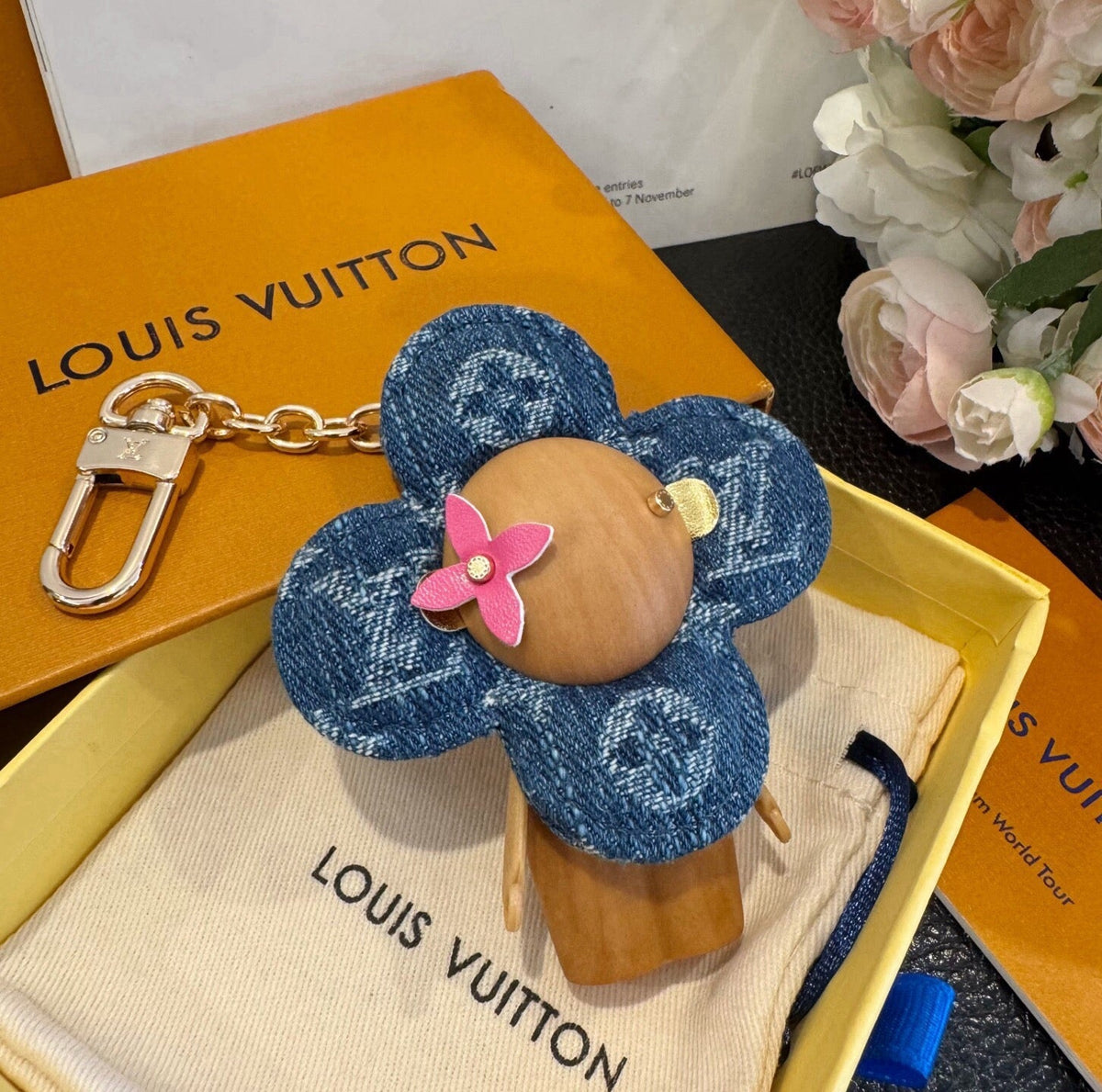 LOUIS VUITTON Bag Charm Keychain