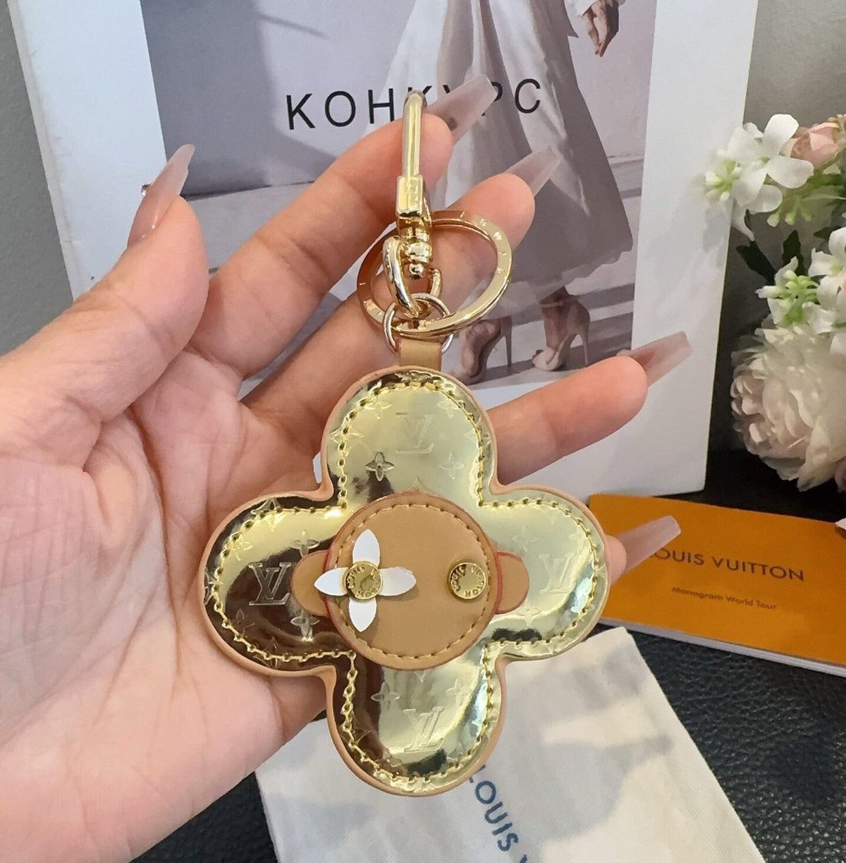 LOUIS VUITTON Bag Charm Keychain