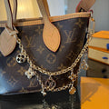 LOUIS VUITTON Metal Bag Charm Keychain