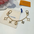 LOUIS VUITTON M01188 Canvas Flower Bag Charm Keychain