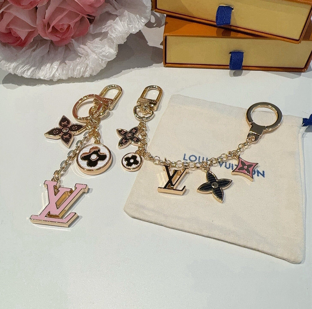 LOUIS VUITTON Canvas Bag Charm Keychain