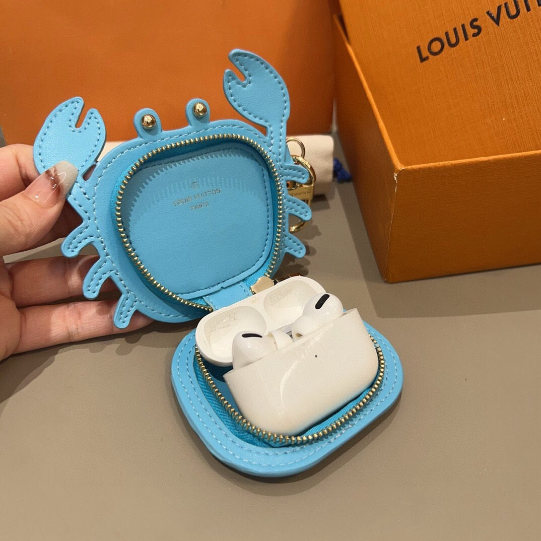 LOUIS VUITTON Canvas Logo Bag Charm Keychain