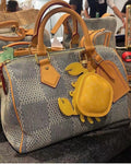 LOUIS VUITTON Canvas Logo Bag Charm Keychain