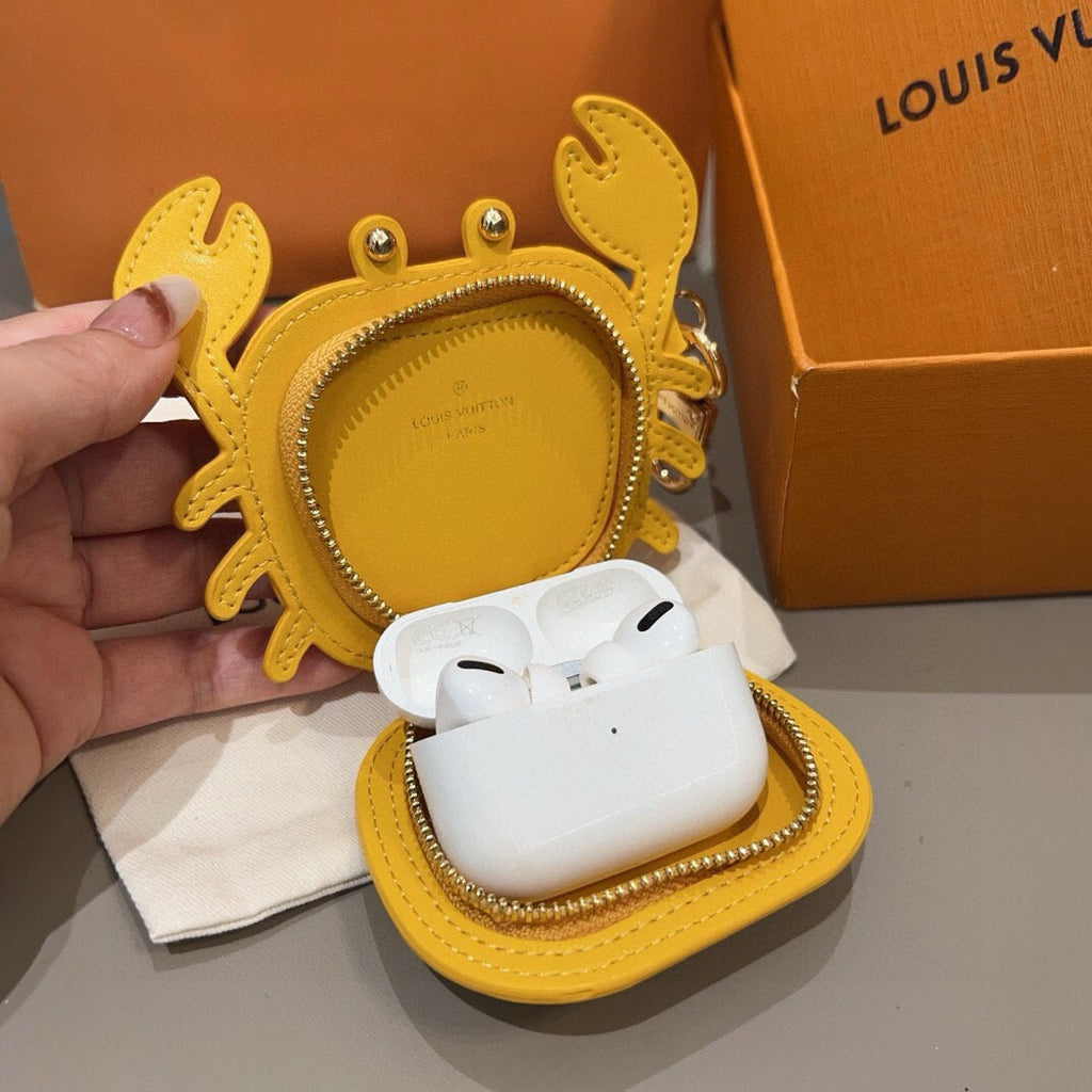 LOUIS VUITTON Canvas Logo Bag Charm Keychain