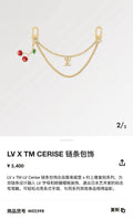 LOUIS VUITTON Logo Bag Charm Keychain