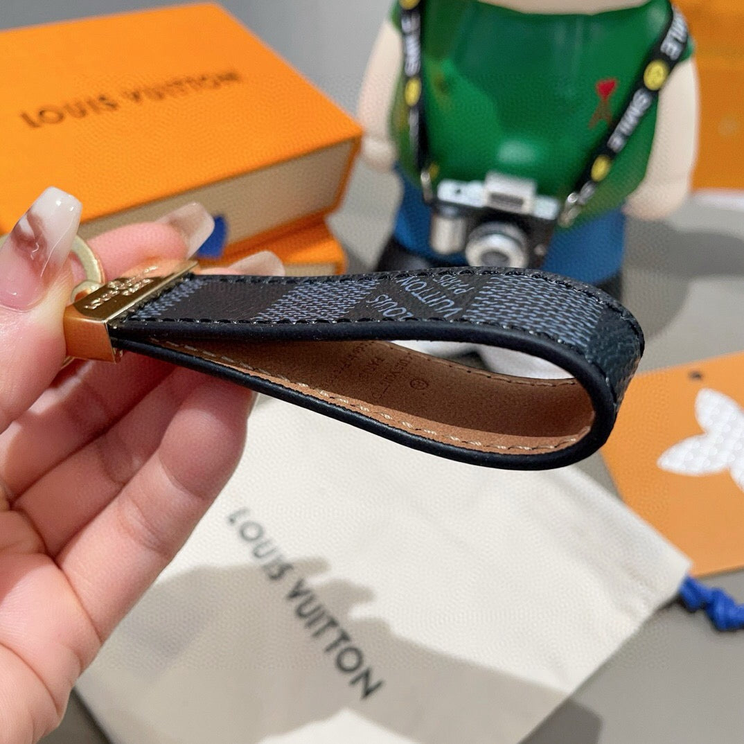LOUIS VUITTON Canvas Keychain