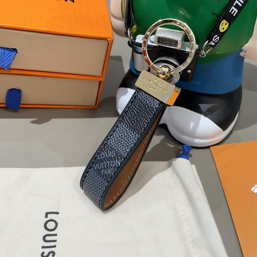 LOUIS VUITTON Canvas Keychain
