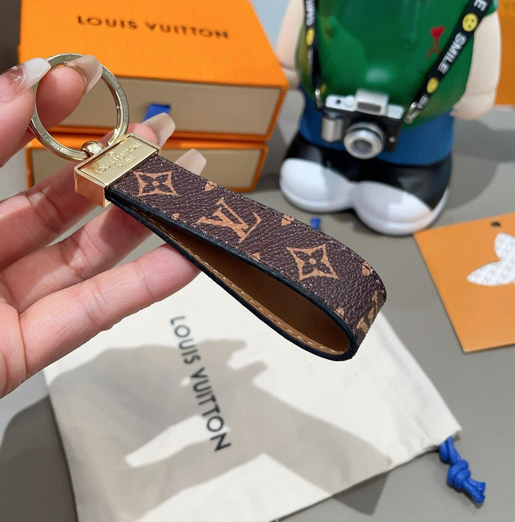 LOUIS VUITTON Canvas Keychain