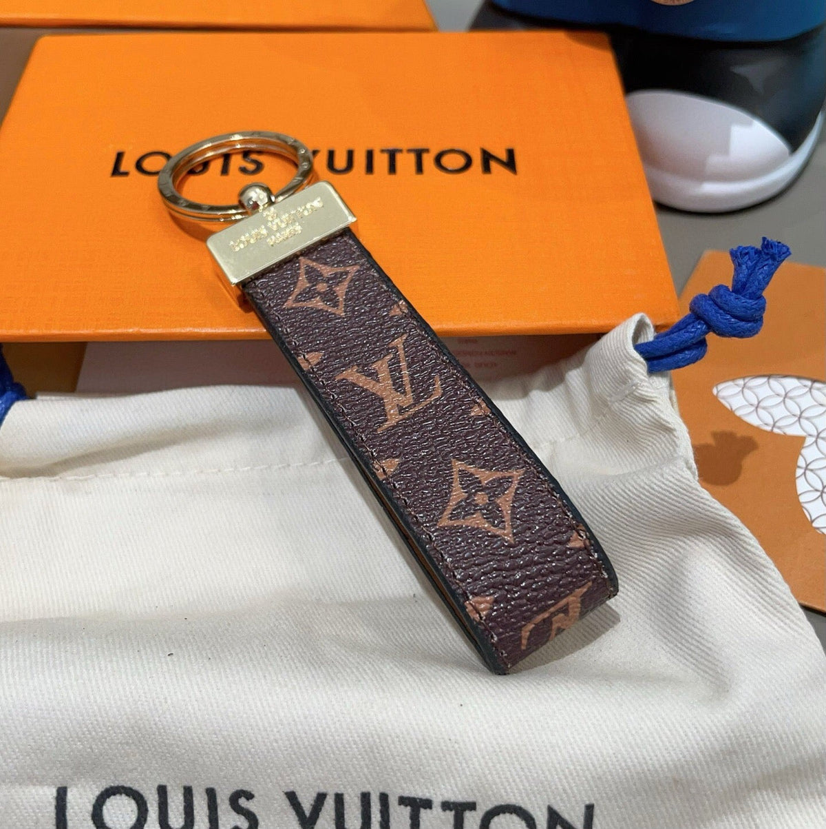 LOUIS VUITTON Canvas Keychain