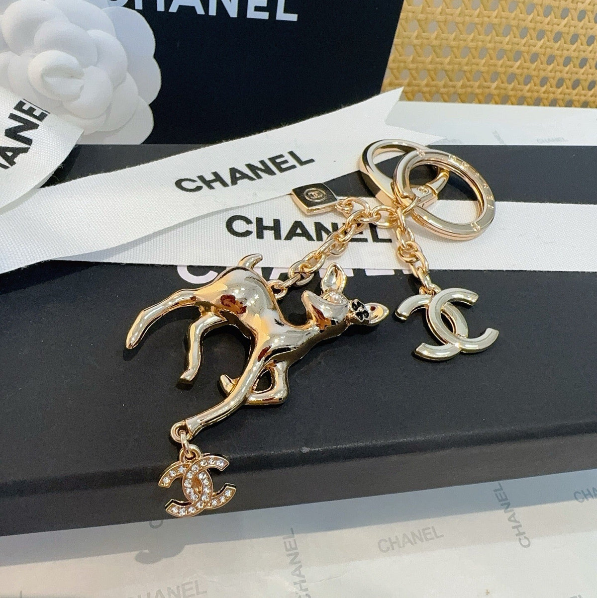 CHANEL Bag Charm Keychain
