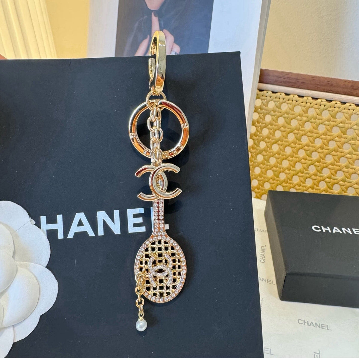 CHANEL Bag Charm Keychain