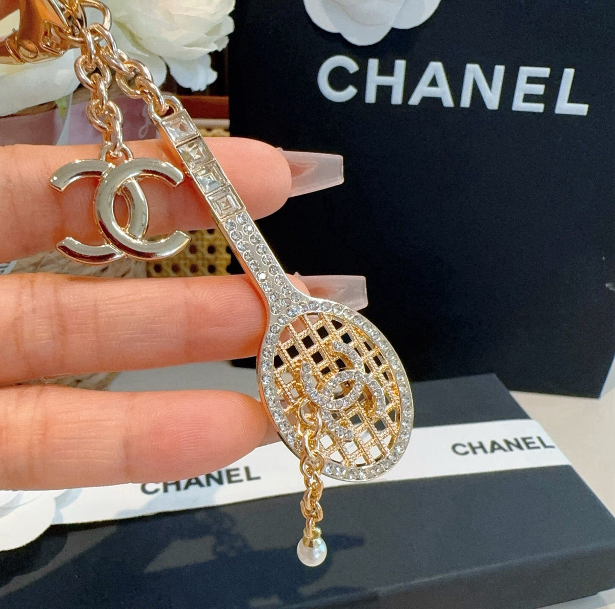 CHANEL Bag Charm Keychain