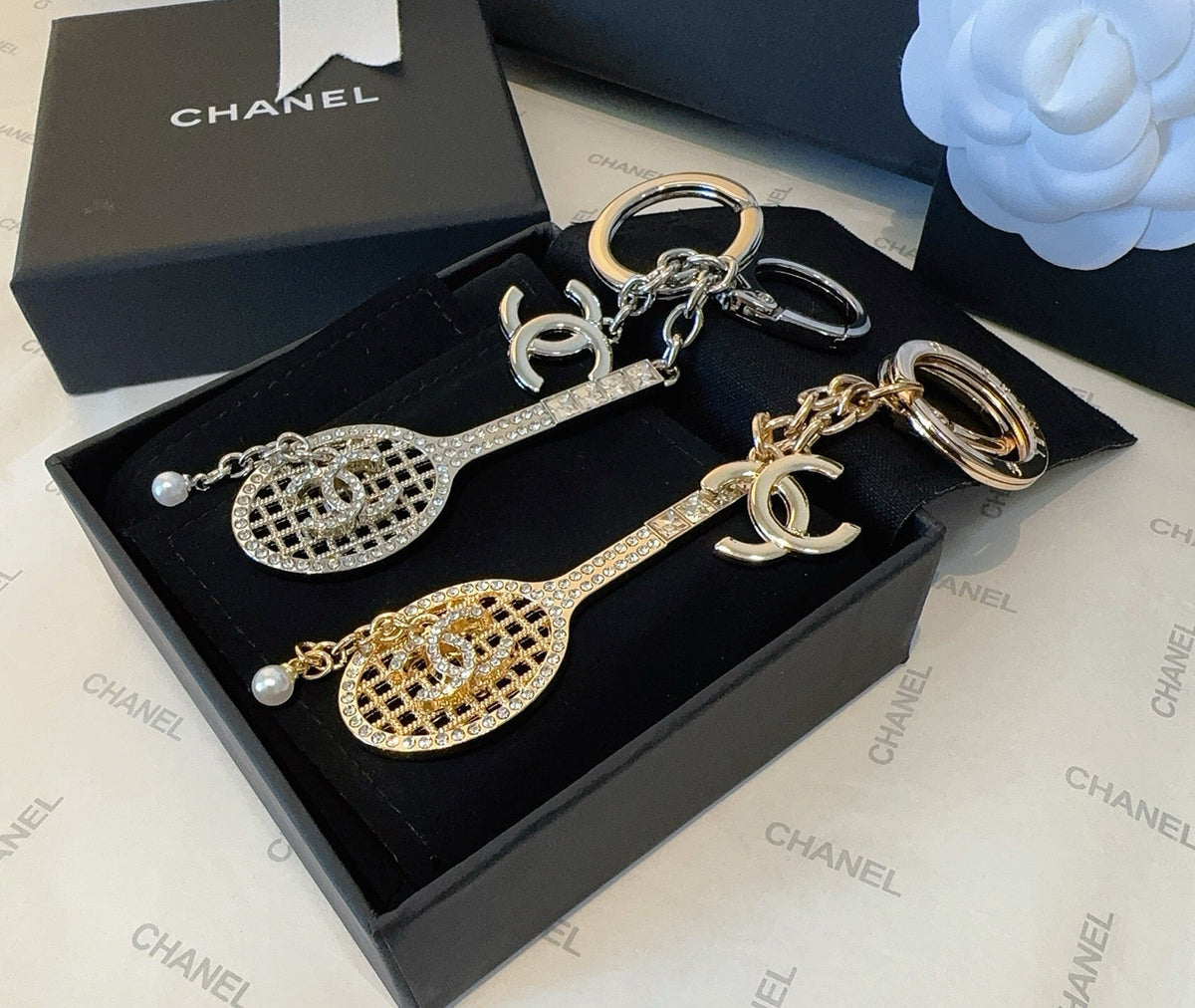 CHANEL Bag Charm Keychain