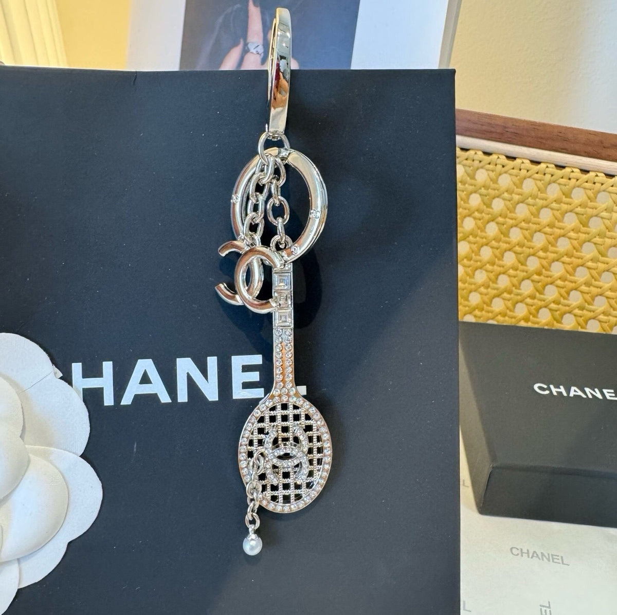 CHANEL Bag Charm Keychain