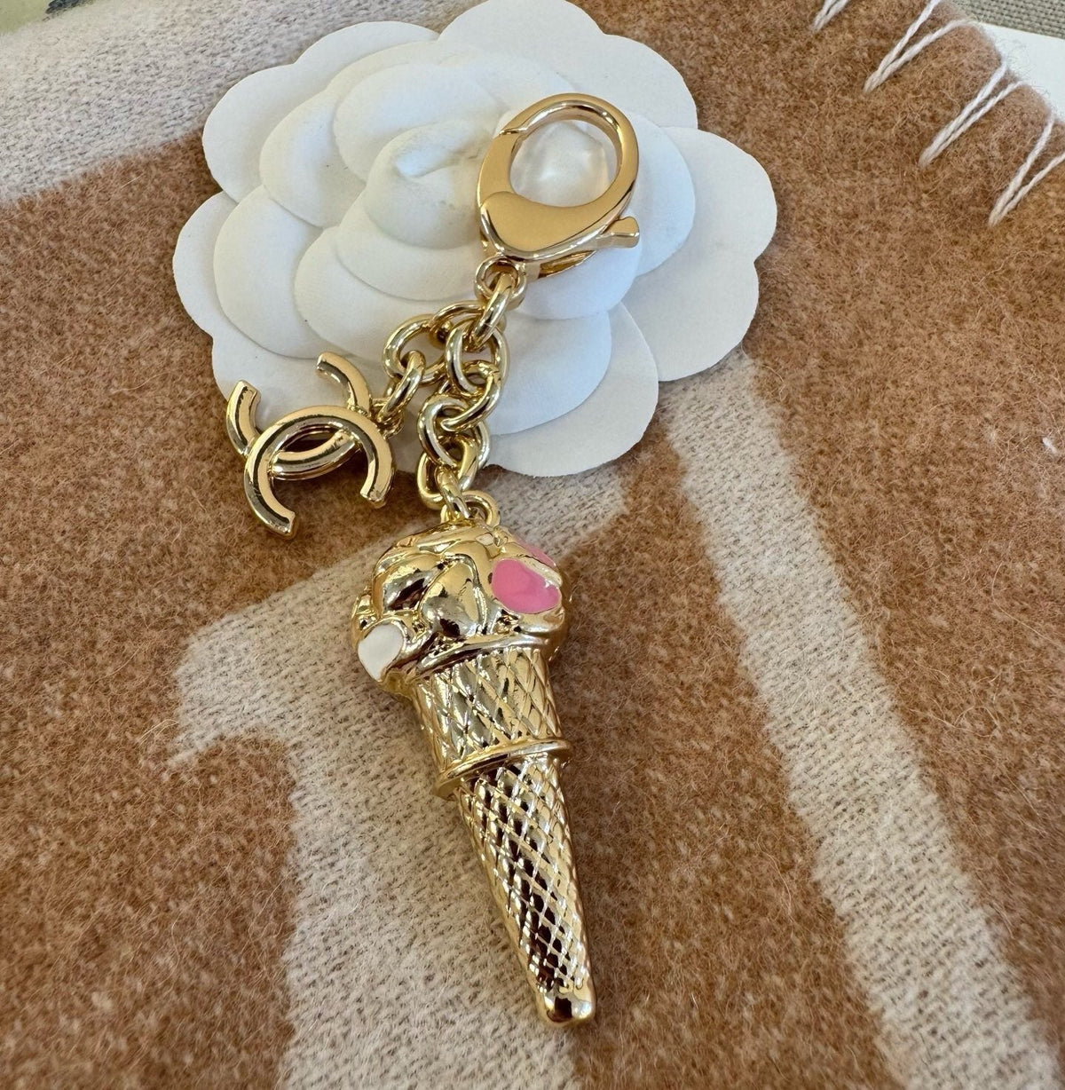 CHANEL Bag Charm Keychain