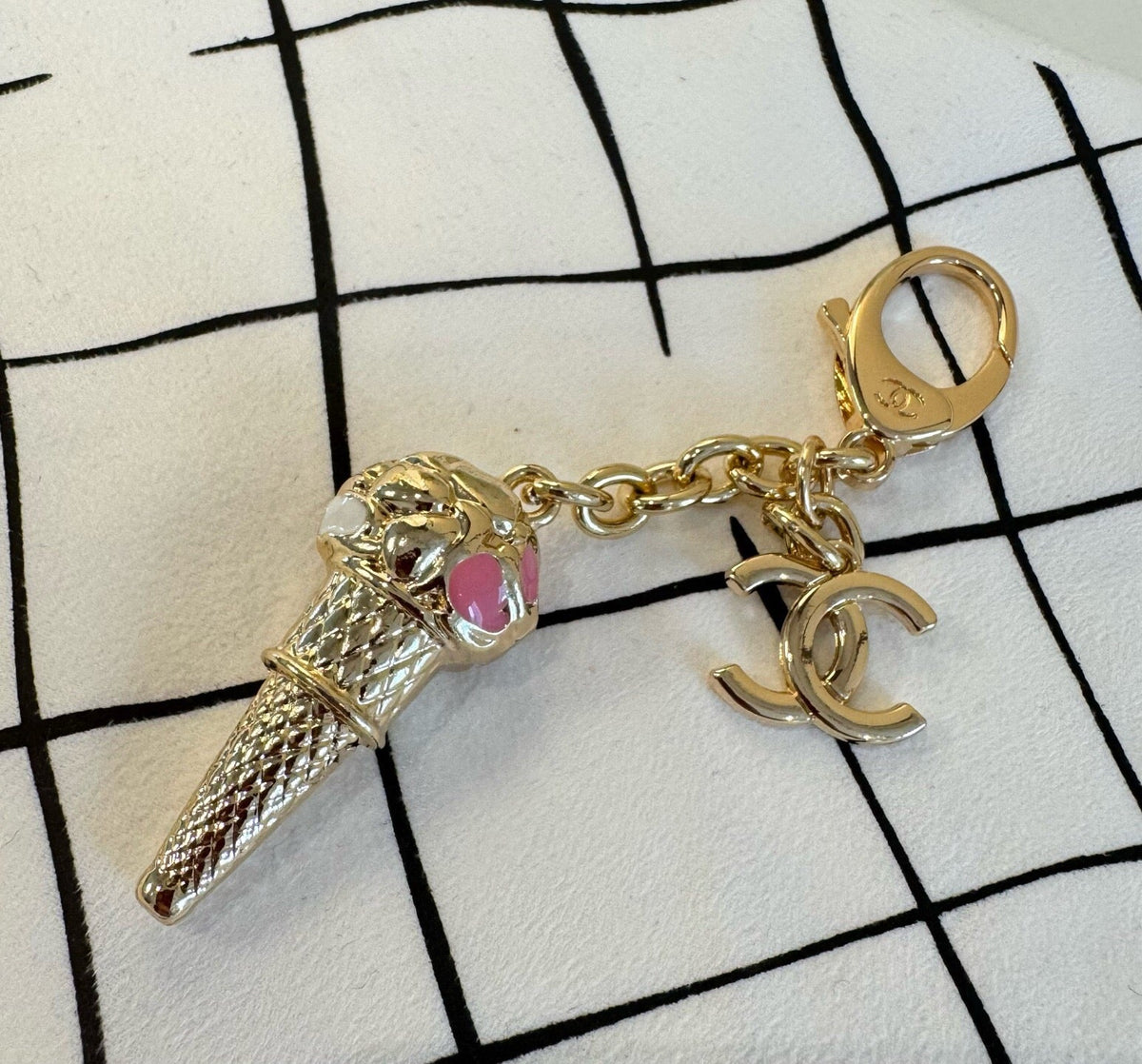 CHANEL Bag Charm Keychain