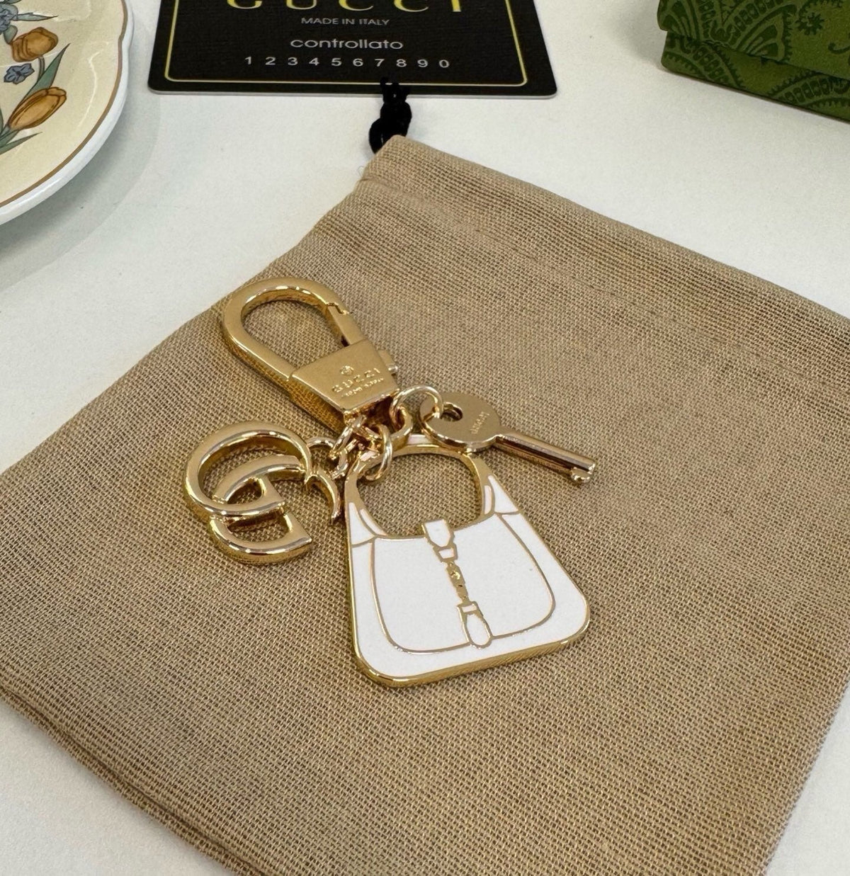 GUCCI Bag Charm Keychain