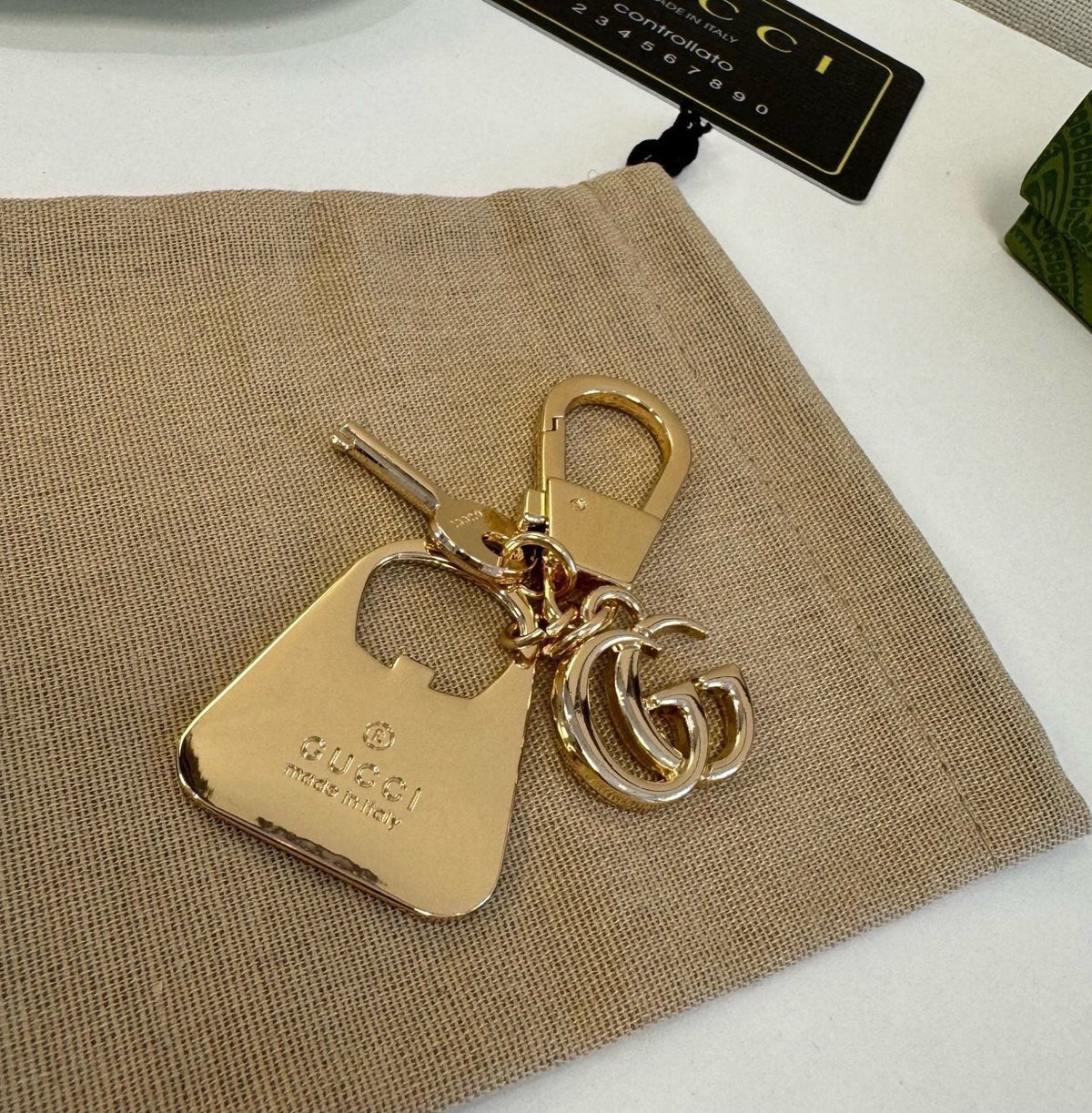GUCCI Bag Charm Keychain