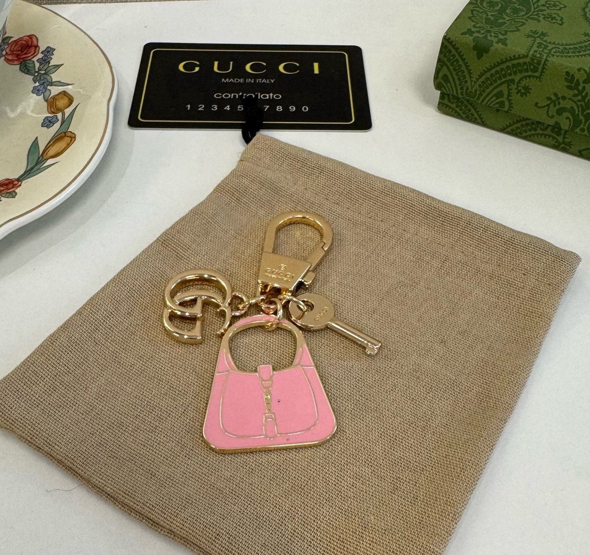 GUCCI Bag Charm Keychain