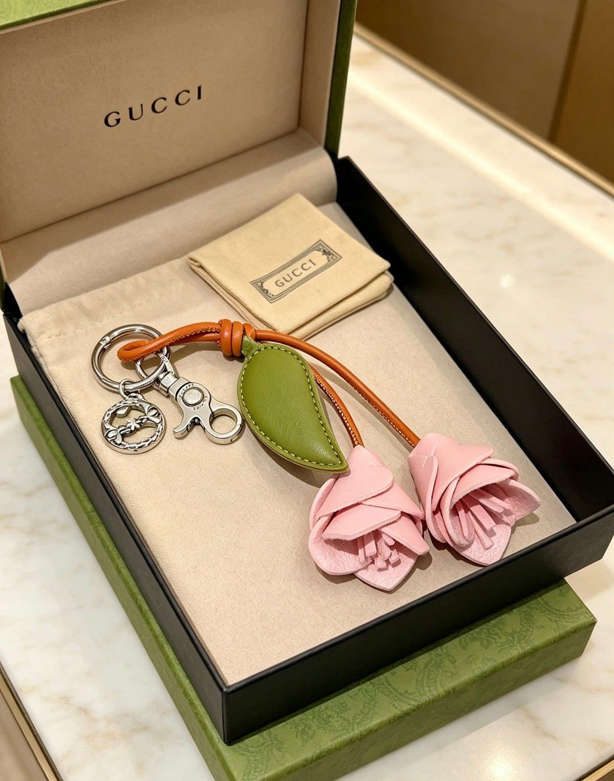 GUCCI Bag Charm Keychain