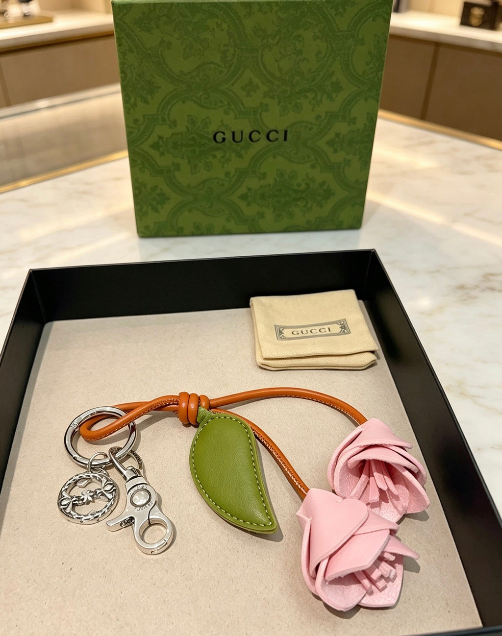GUCCI Bag Charm Keychain