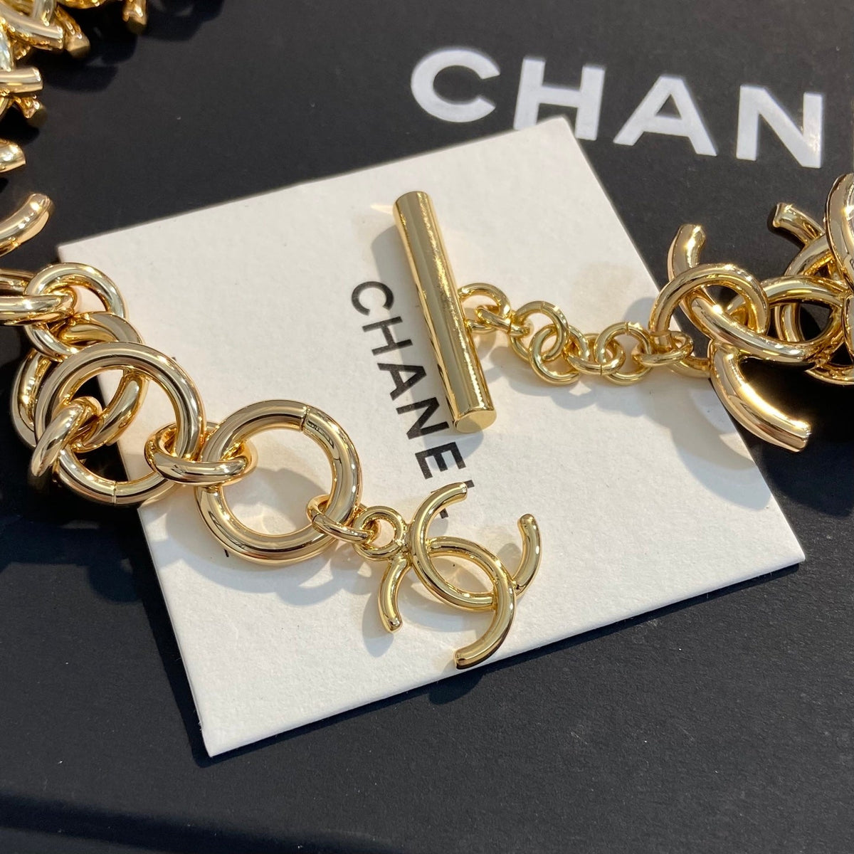 CHANEL Gold-Tone Necklace