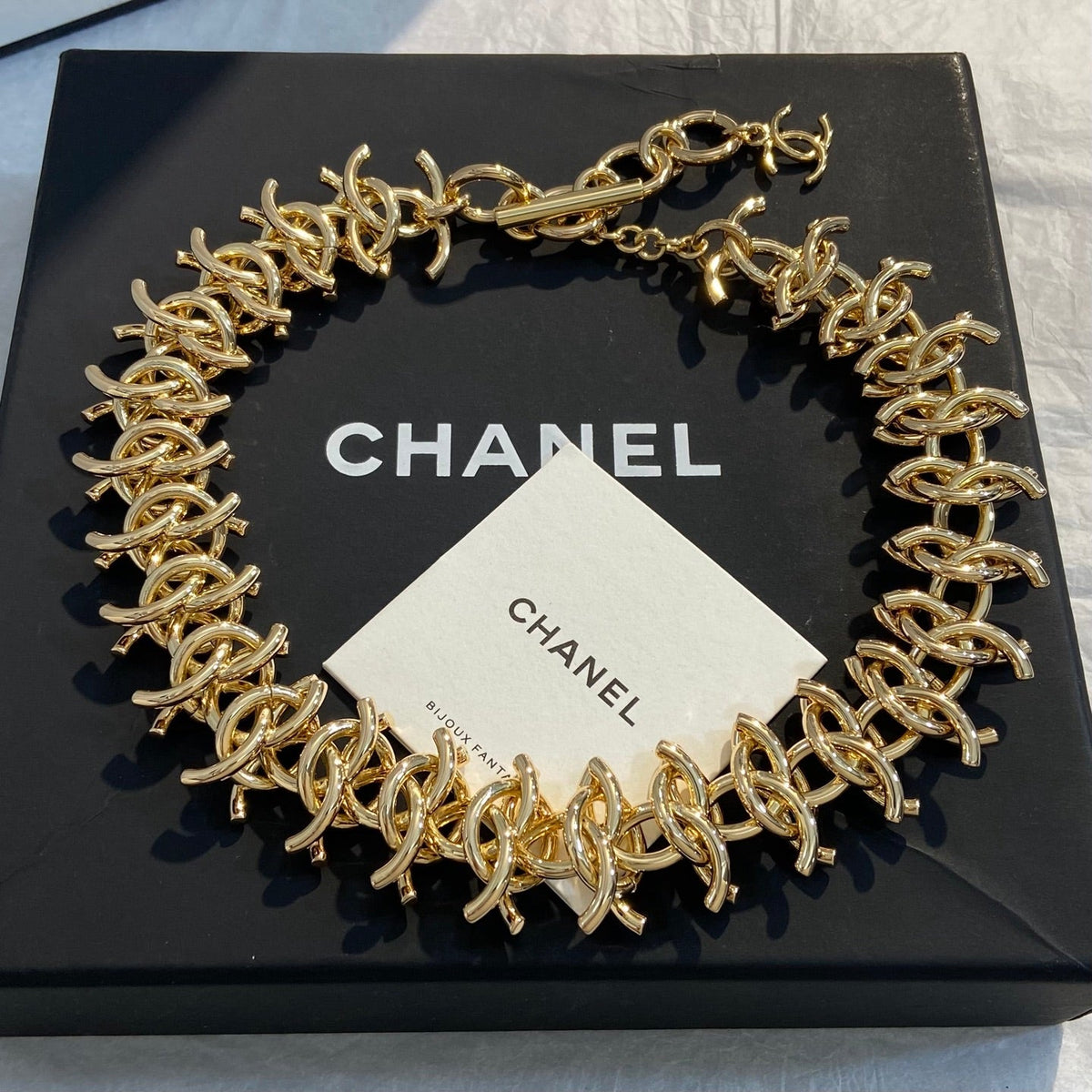 CHANEL Gold-Tone Necklace