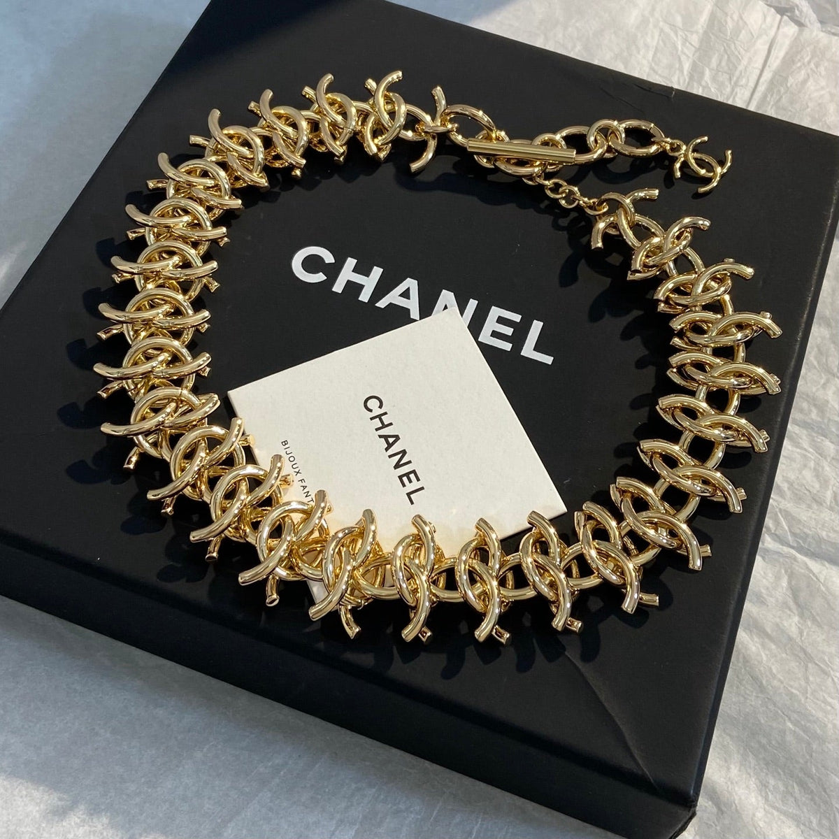 CHANEL Gold-Tone Necklace