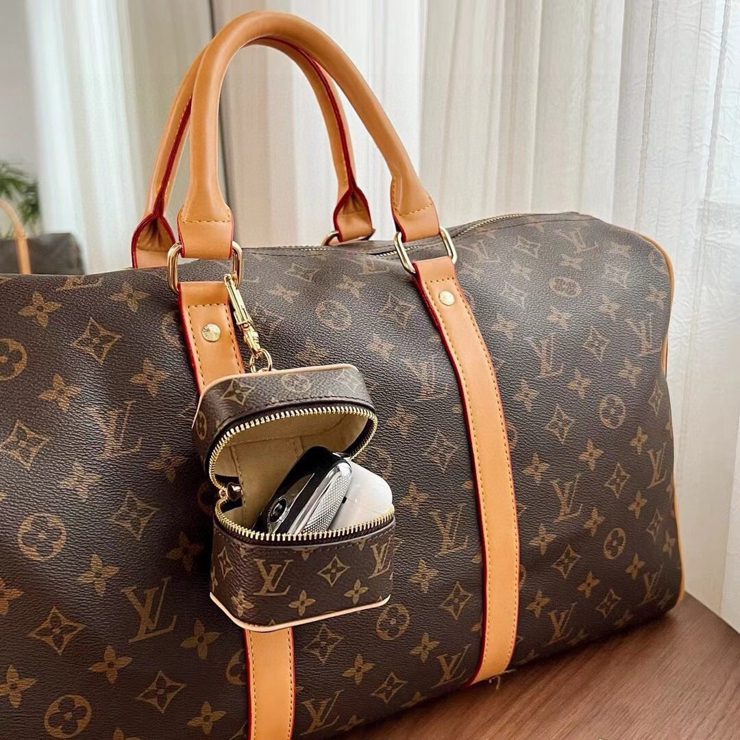 LOUIS VUITTON Canvas Logo Mini Bag Bag Charm