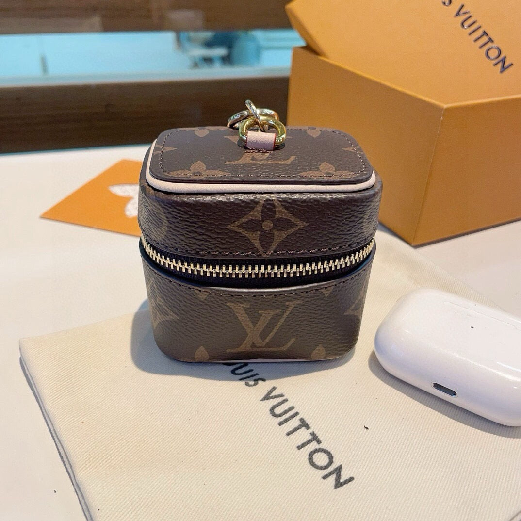 LOUIS VUITTON Canvas Logo Mini Bag Bag Charm