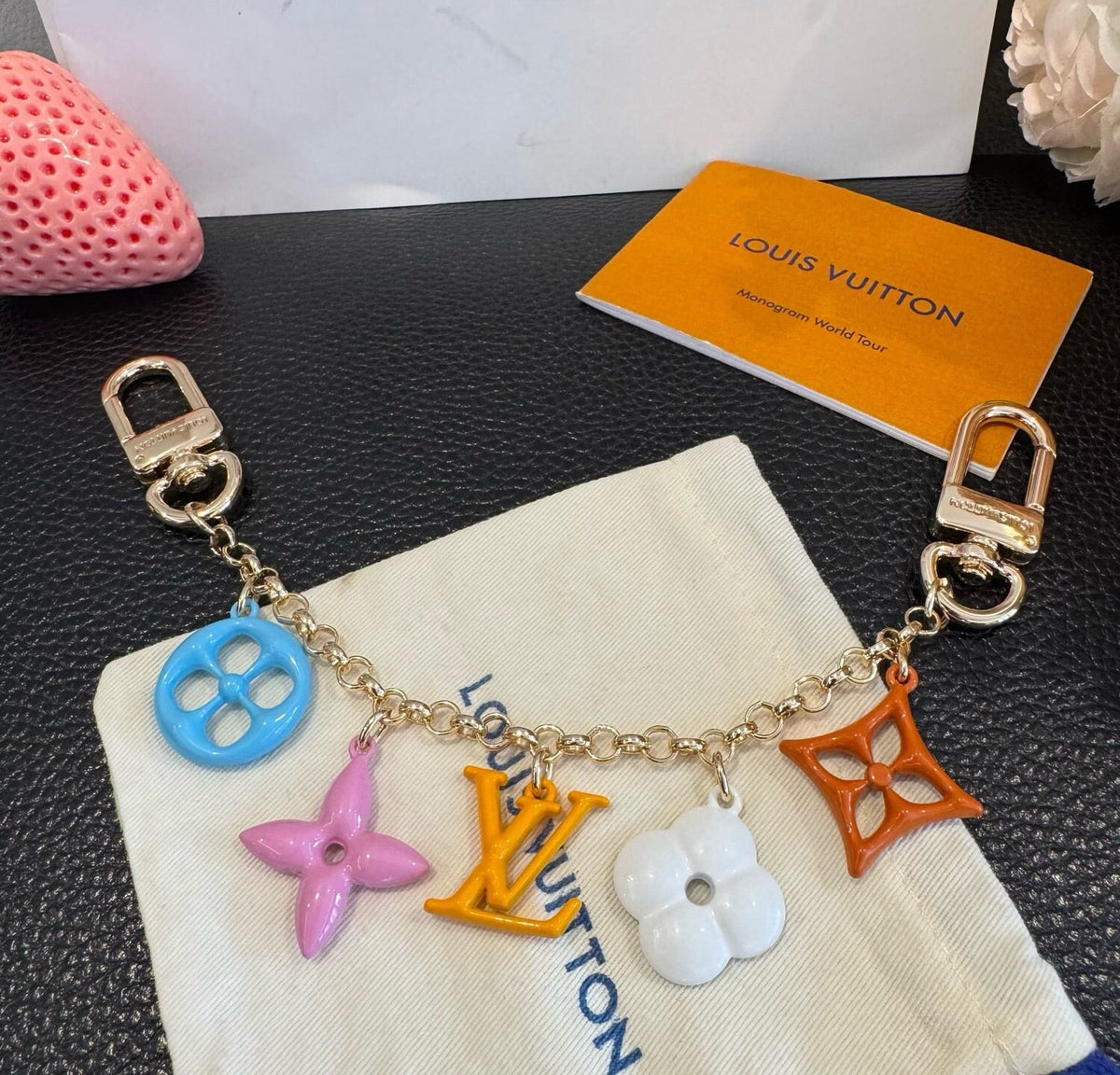 LOUIS VUITTON Bag Charm Keychain