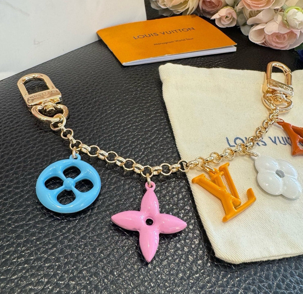 LOUIS VUITTON Bag Charm Keychain