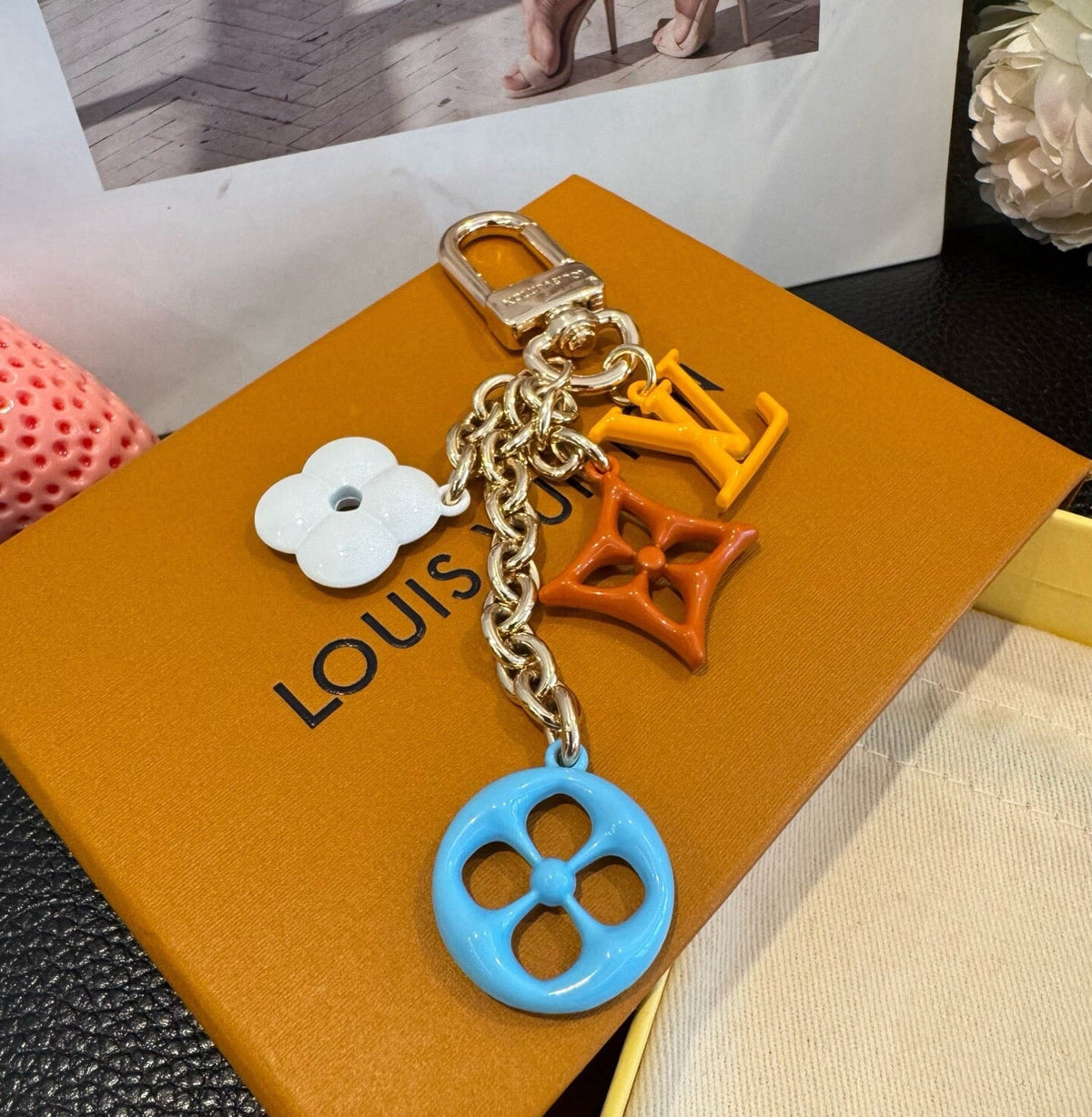 LOUIS VUITTON Bag Charm Keychain