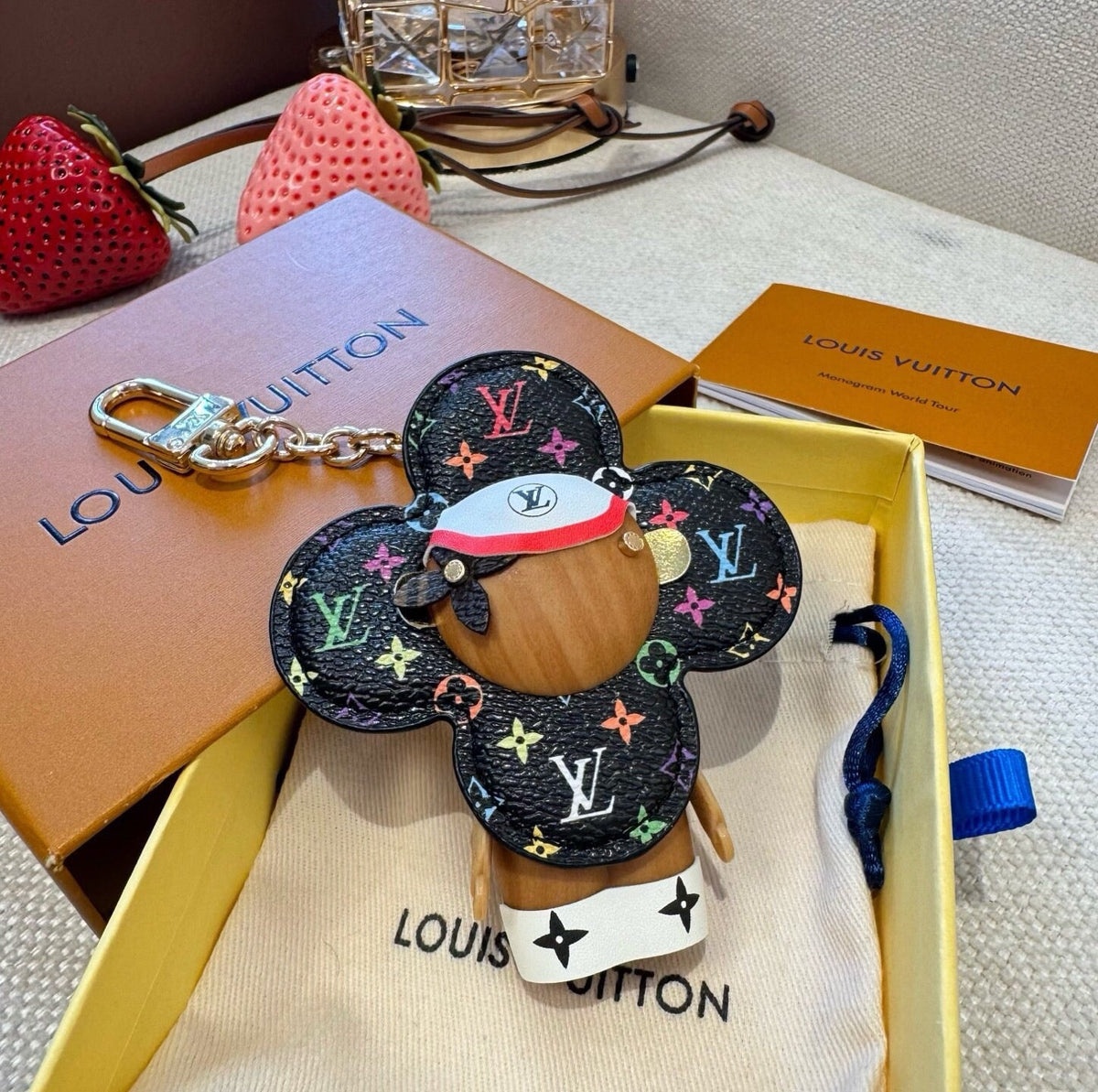 LOUIS VUITTON Bag Charm Keychain