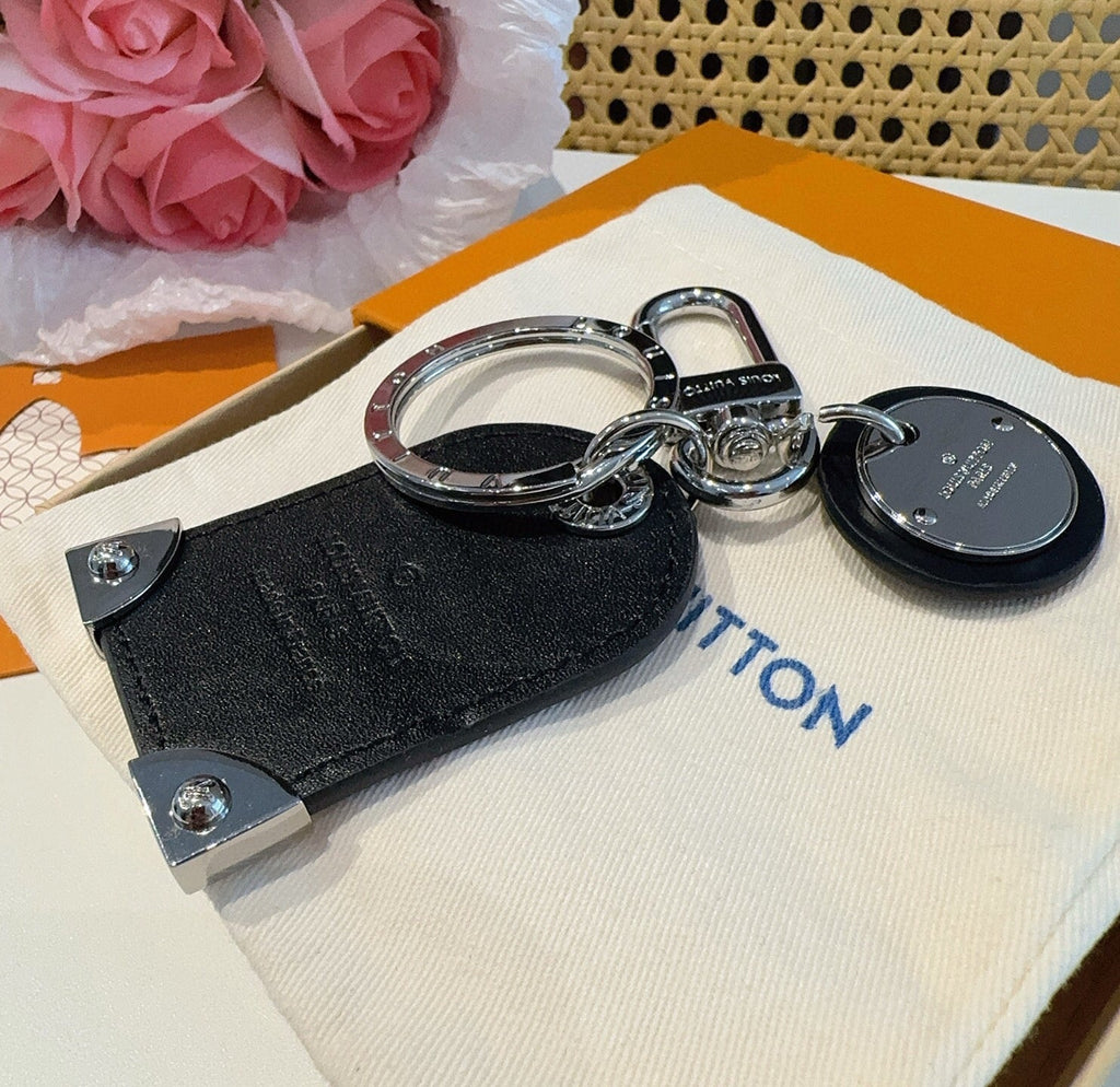 LOUIS VUITTON Logo Bag Charm Keychain